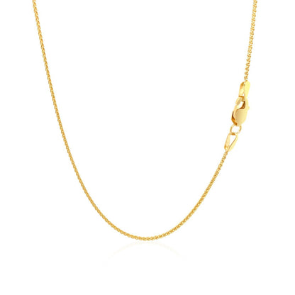 10k yellow gold wheat chain necklace 1.0mm by Bids.com on Tampa Home & Garden Store