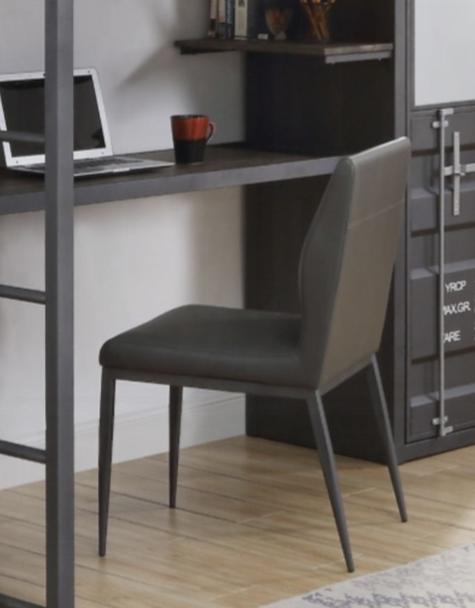 Cargo synthetic leather desk chair gunmetal grey by HouseOfZazla on Tampa Home & Garden Store