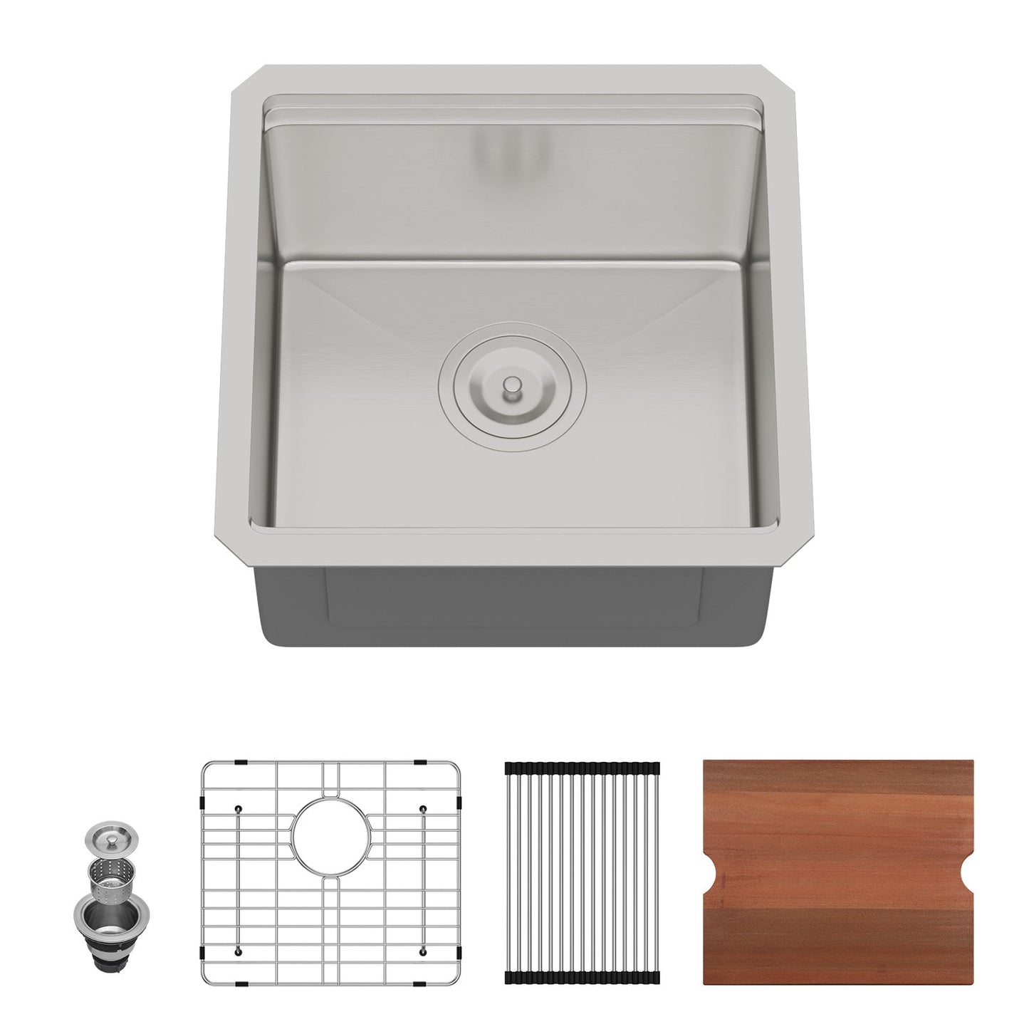 17 Inch Undermount Kitchen Sink and Single Bowl