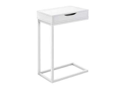 Accent Table C Shaped Contemporary Elegant Design