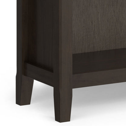 Amherst wooden bookcase with adjustable shelves in dark espresso HouseOfZazla on Tampa Home & Garden Store