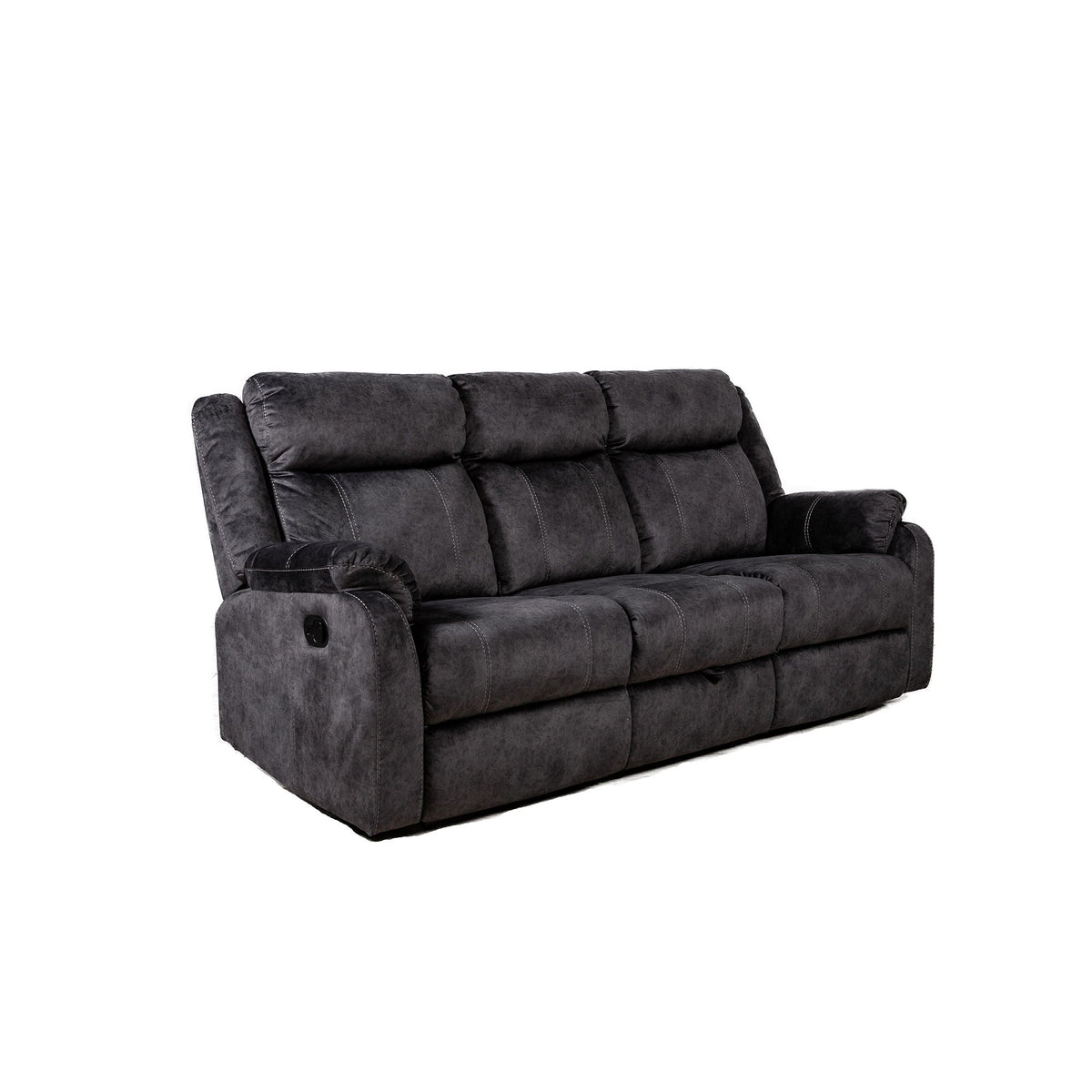 Domino Reclining Sofa With Metal And Wood Frame
