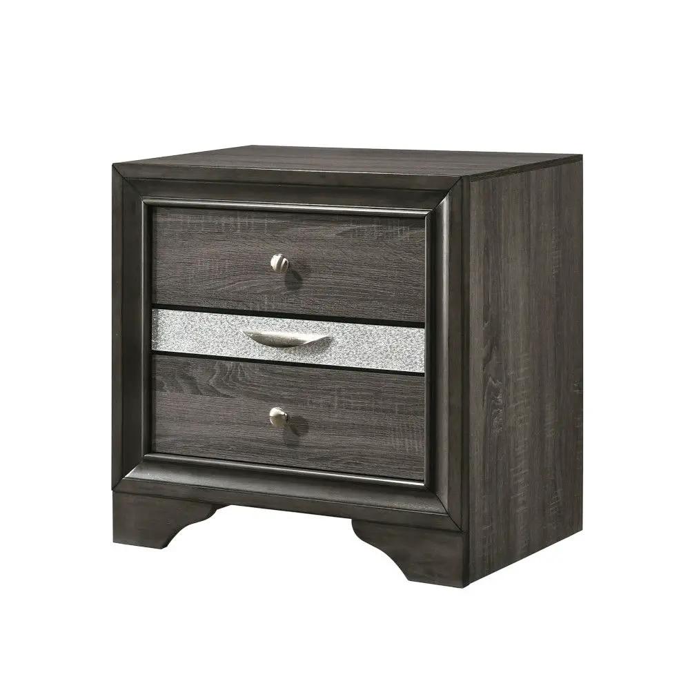 Naima Chic Nightstand With Jewelry Drawer