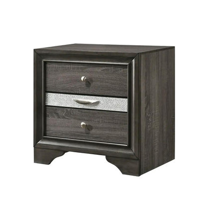 Naima Chic Nightstand With Jewelry Drawer