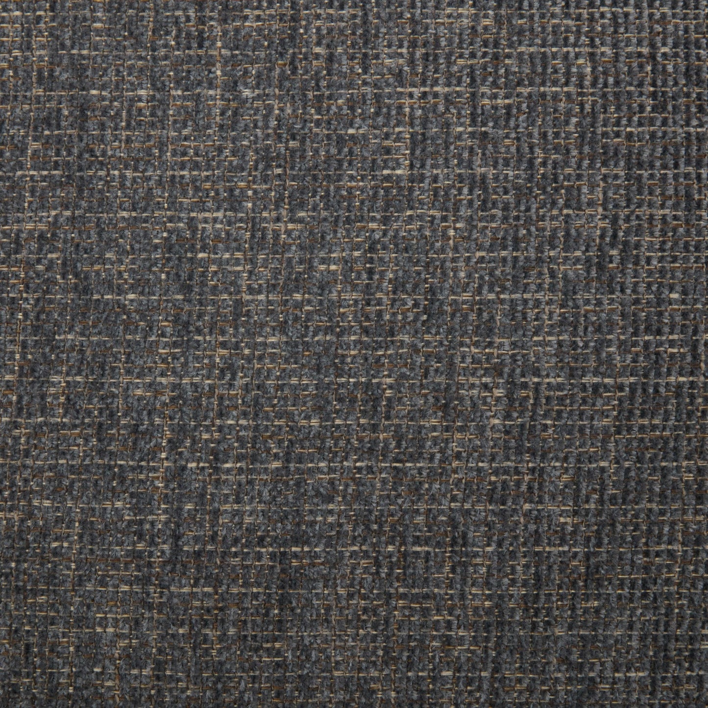 Sectional sofa fabric close-up in dark gray woven upholstery on Tampa Home & Garden Store