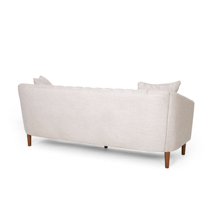 Contemporary Three Seater Sofa with Button Stitch