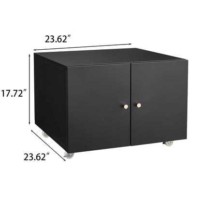 Printer stand 2-door steel copier cabinet with caster wheels by Unique Piece Furniture on Tampa Home & Garden Store