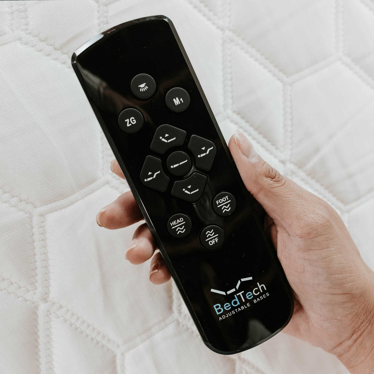Btx5 black flex head adjustable bed base remote with head and foot position adjustment on Tampa Home & Garden Store