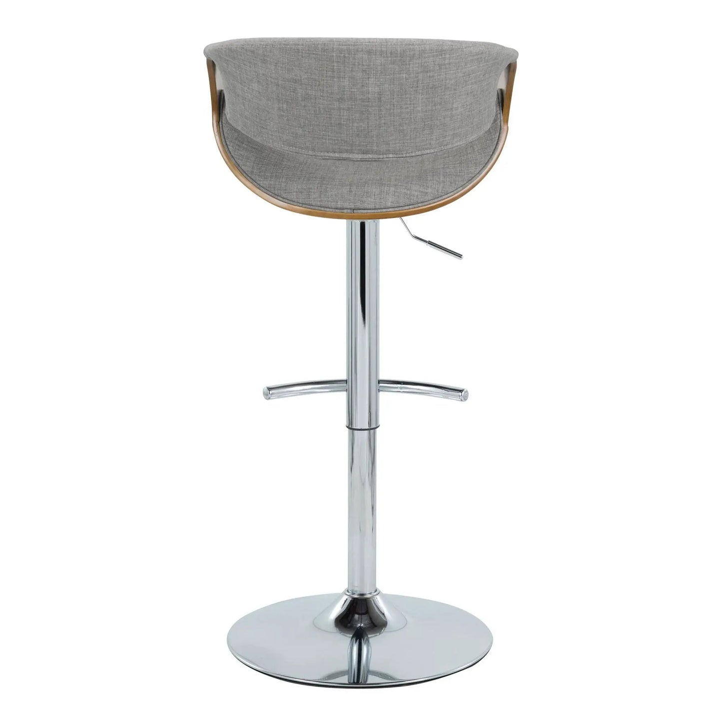 Curvo Mid Century Barstool with Swivel Seat
