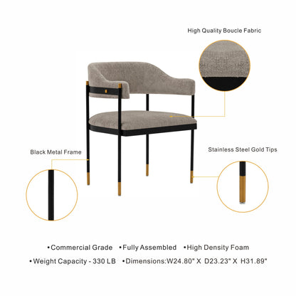Lia Contemporary Upholstered Dining Chair