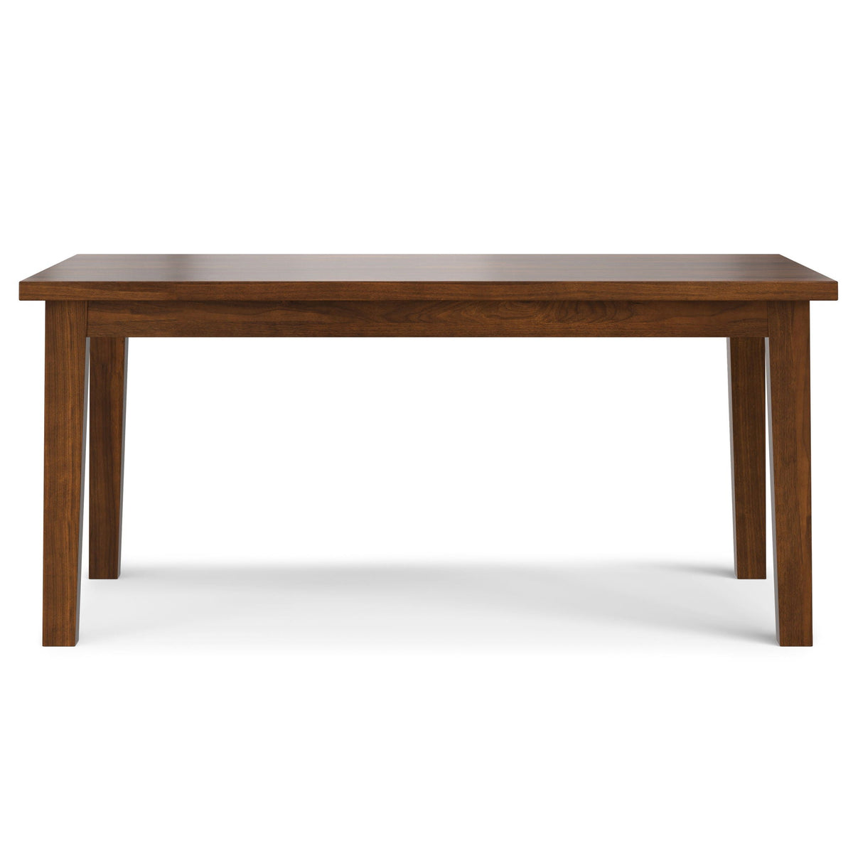 Rubberwood dining table with lacquer finish, warm brown by HouseOfZazla on Tampa Home & Garden Store