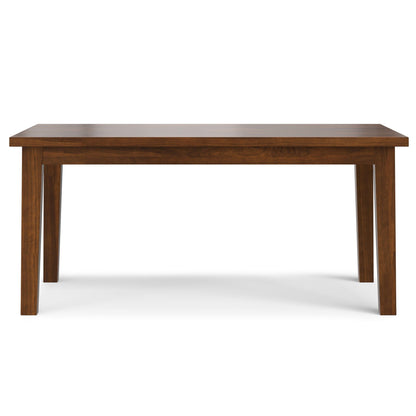 Rubberwood dining table with lacquer finish, warm brown by HouseOfZazla on Tampa Home & Garden Store