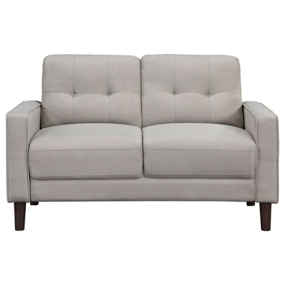 Harvey the Two Piece Tufted Beige Sofa and Set