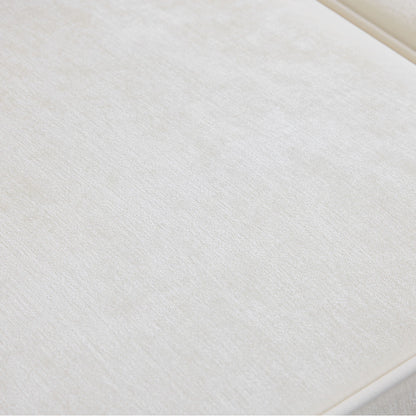 L-shaped sectional sofa white fabric upholstery close-up texture on Tampa Home & Garden Store