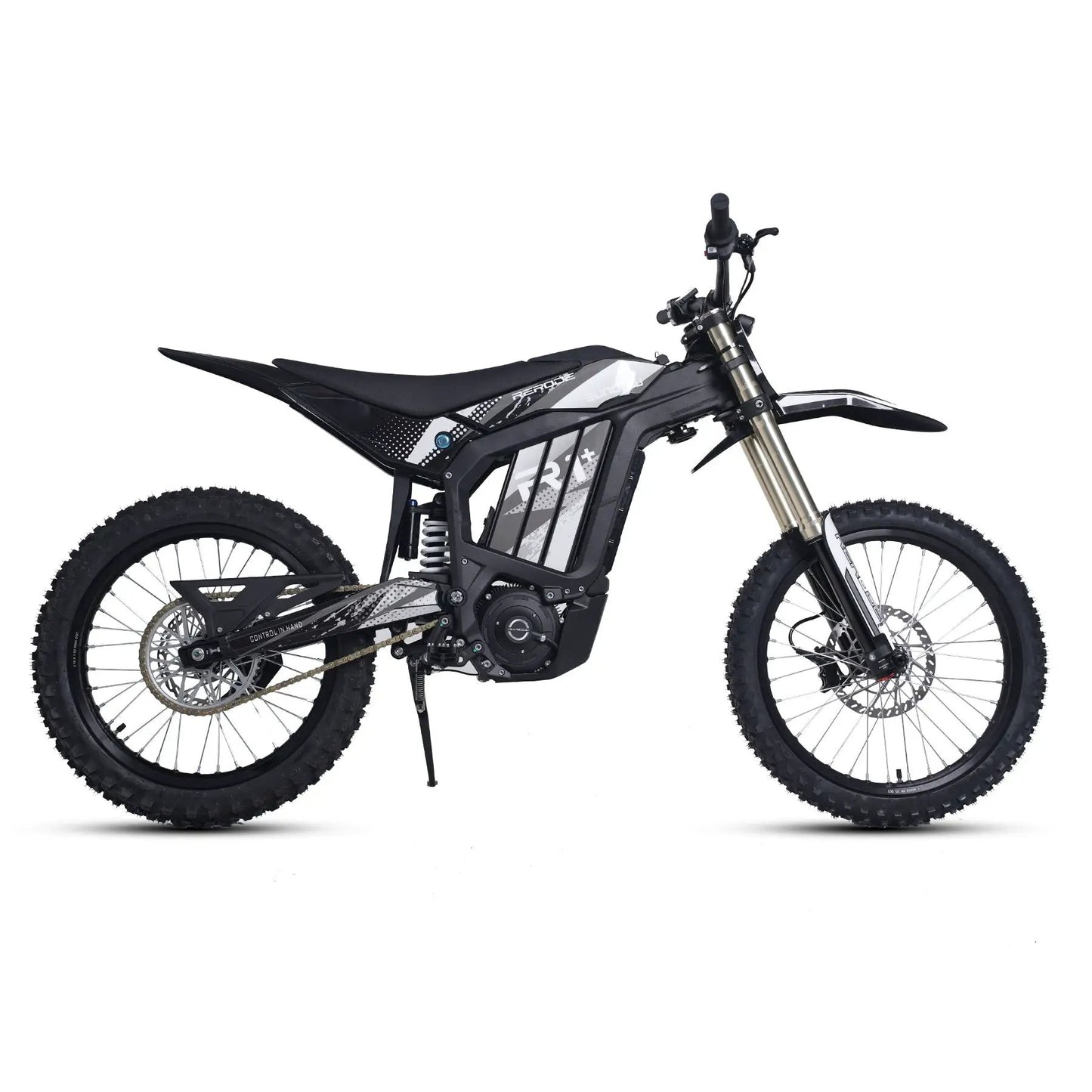 R1+ electric bicycle by EUNORAU E-BIKE US; black full-suspension mountain e-bike on Tampa Home & Garden Store
