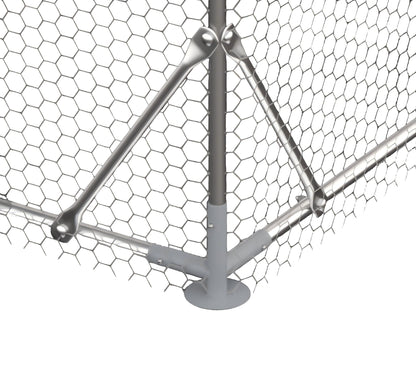 Large Metal Chicken Coop and Waterproof Cover