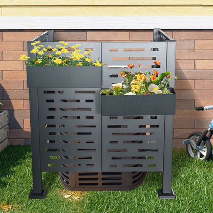 Air Conditioner Privacy Fence Cover and 3 Panels