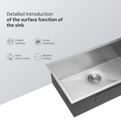 Heavy Duty 32 Inch Undermount Kitchen Sink
