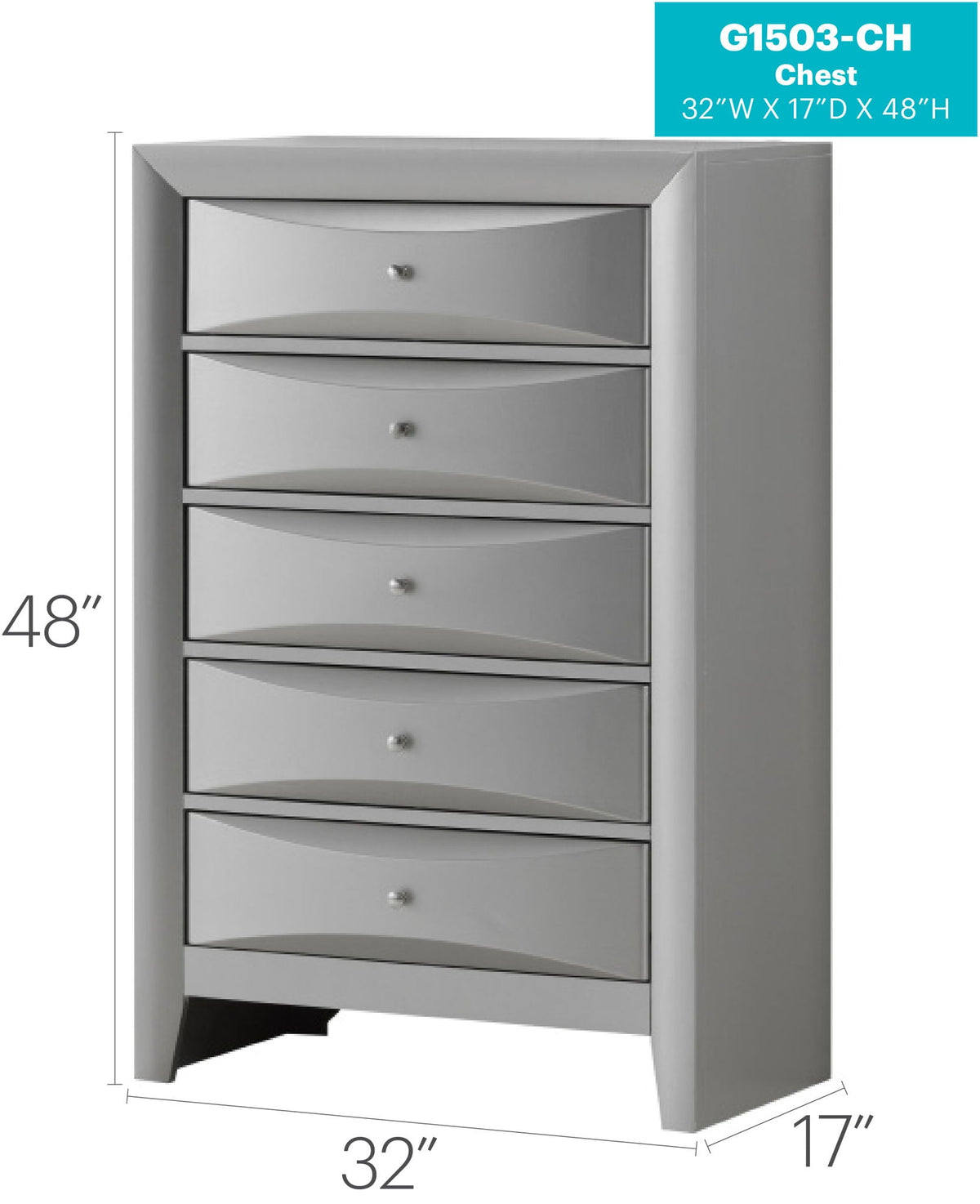 Accent Chest with Molded Resin Drawers, multi-color finish by HouseOfZazla on Tampa Home & Garden Store