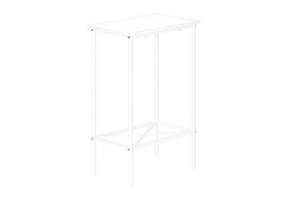 Accent Side Table, Narrow 2-Tier metal frame, contemporary & modern by Unique Piece Furniture on Tampa Home & Garden Store