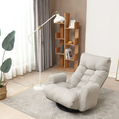 Modern Metal Frame and Swivel Lounge Chair