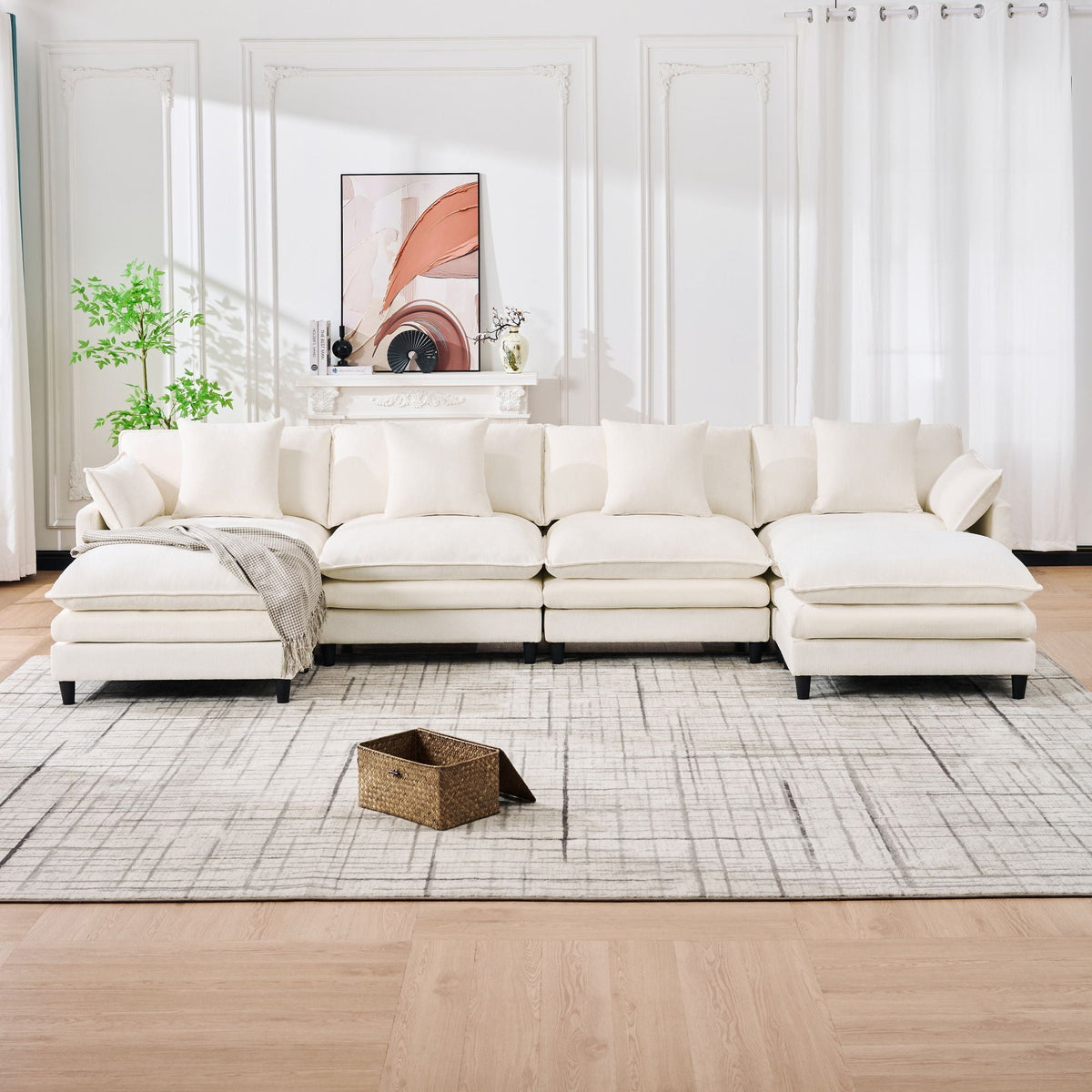 The Luxury Modular Sofa and Reconfigurable Layout