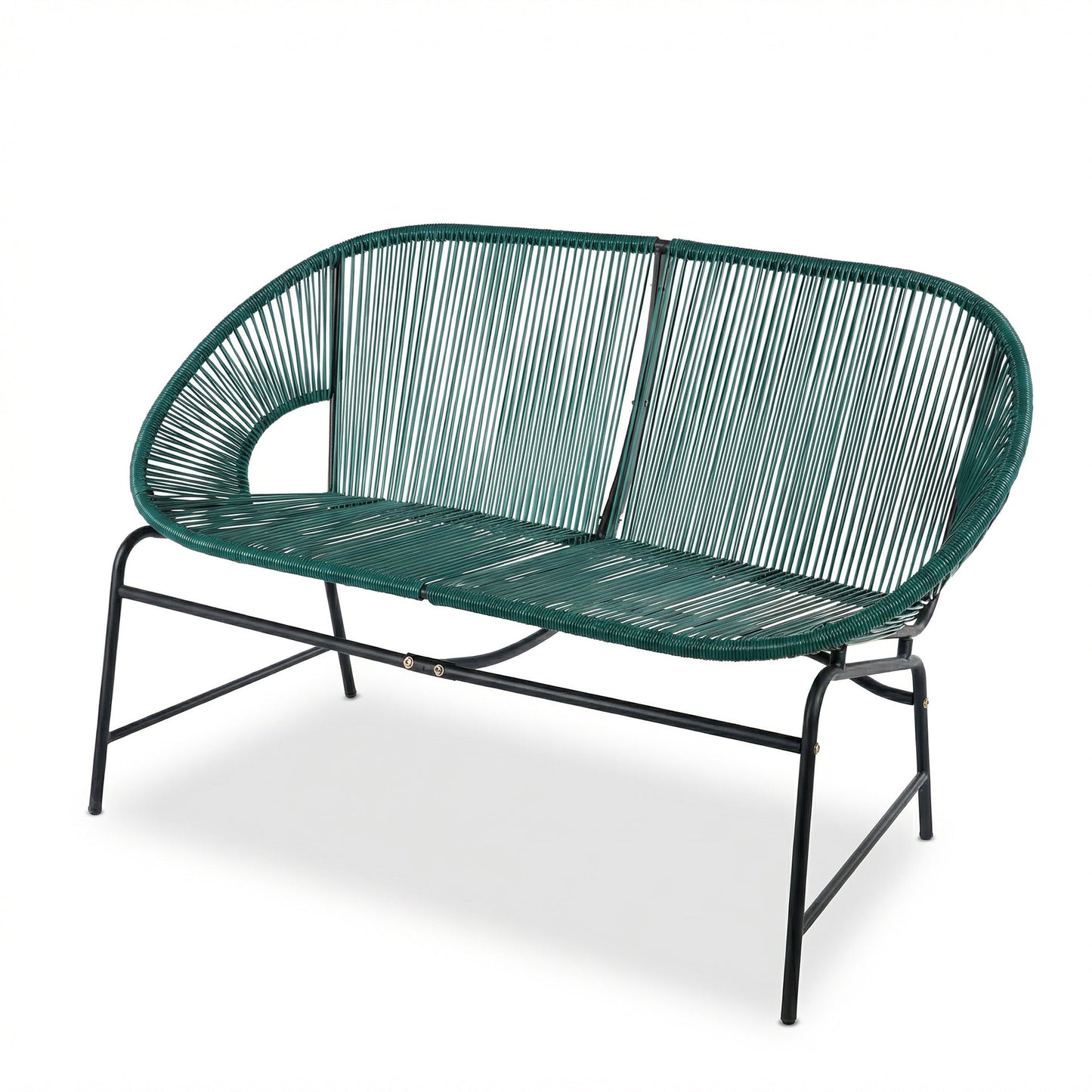 Nusa Outdoor and 3 Piece Teal Wicker Set