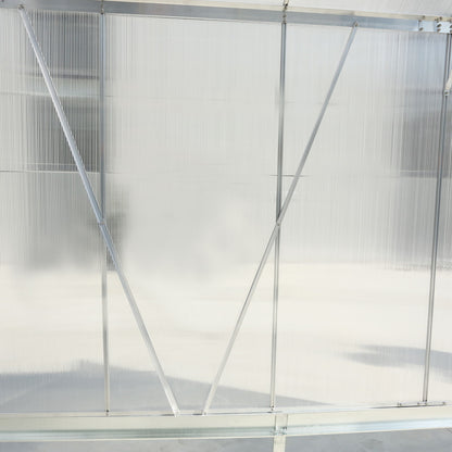 Heavy Duty Polycarbonate Greenhouse Kit and Door