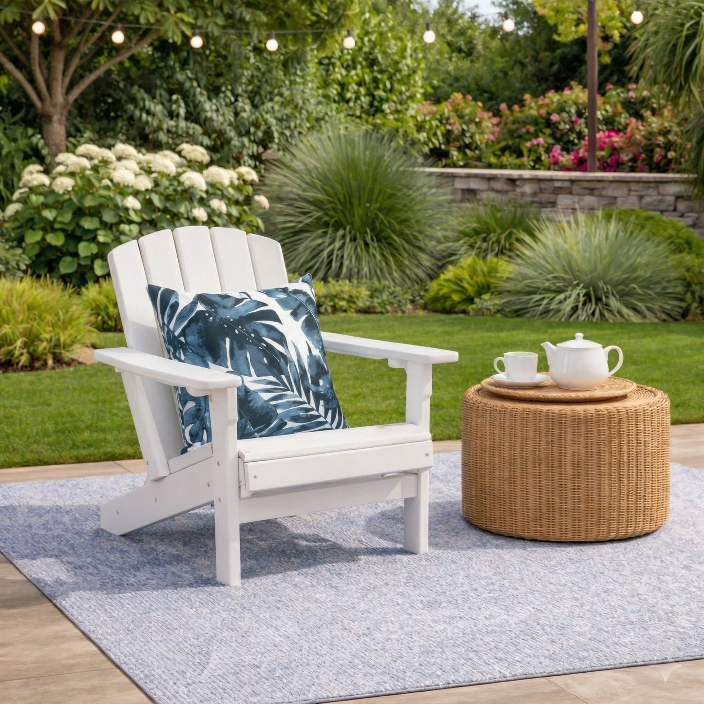 Set of 2 Waterproof Outdoor Throw Pillows