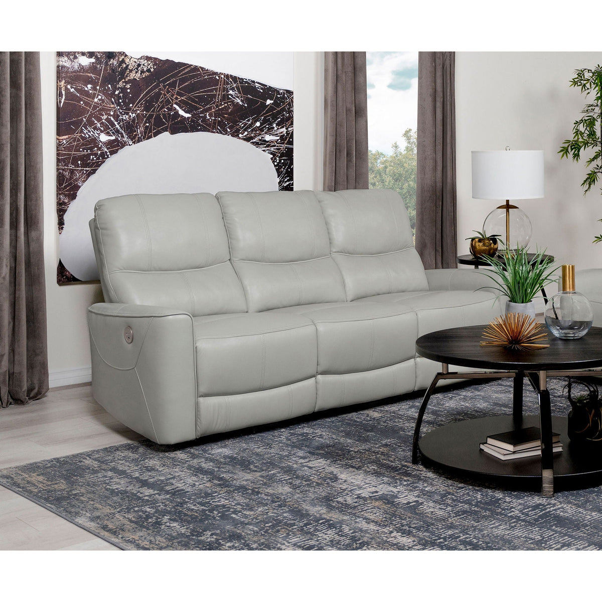 Ashland Power Reclining Sofa With Usb Charging