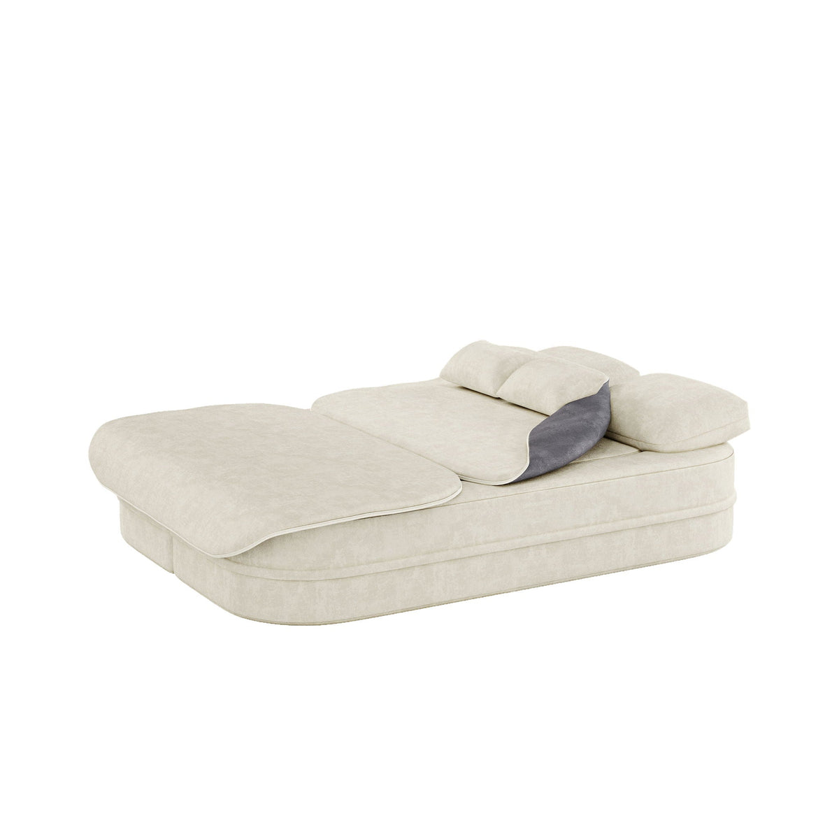 Foldable Sofa Bed with a Multi Functional Blanket