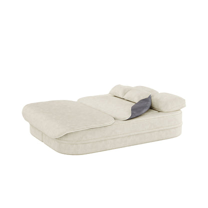 Foldable Sofa Bed with a Multi Functional Blanket