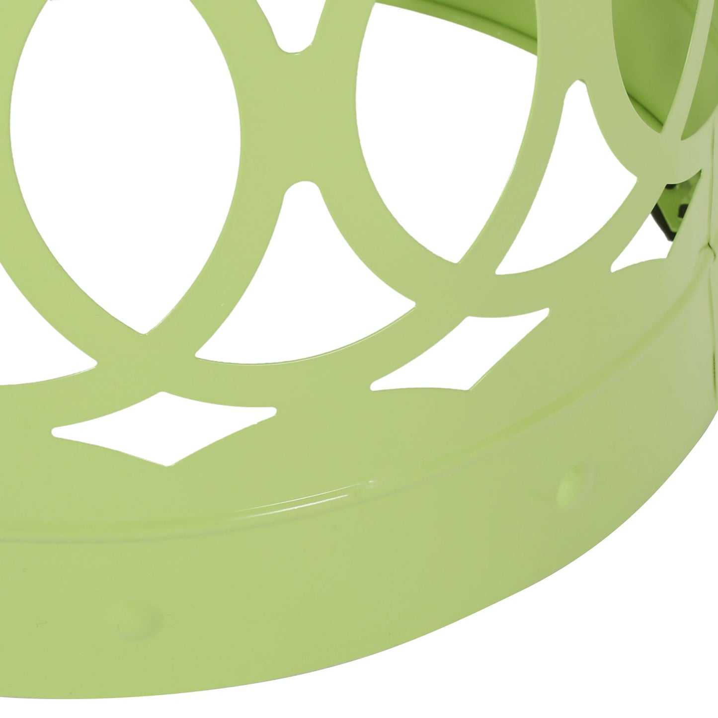 Outdoor Metal Side Tables Set of Two for Patio