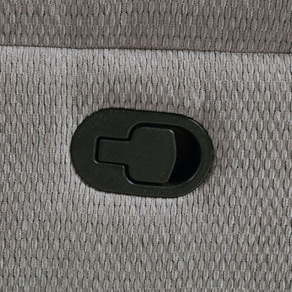 Sebring Gray Manual Reclining Sofa And Loveseat