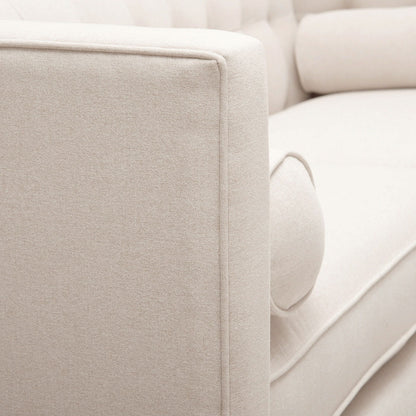 Modern Tuxedo Tufted Sofa With Comfort Support