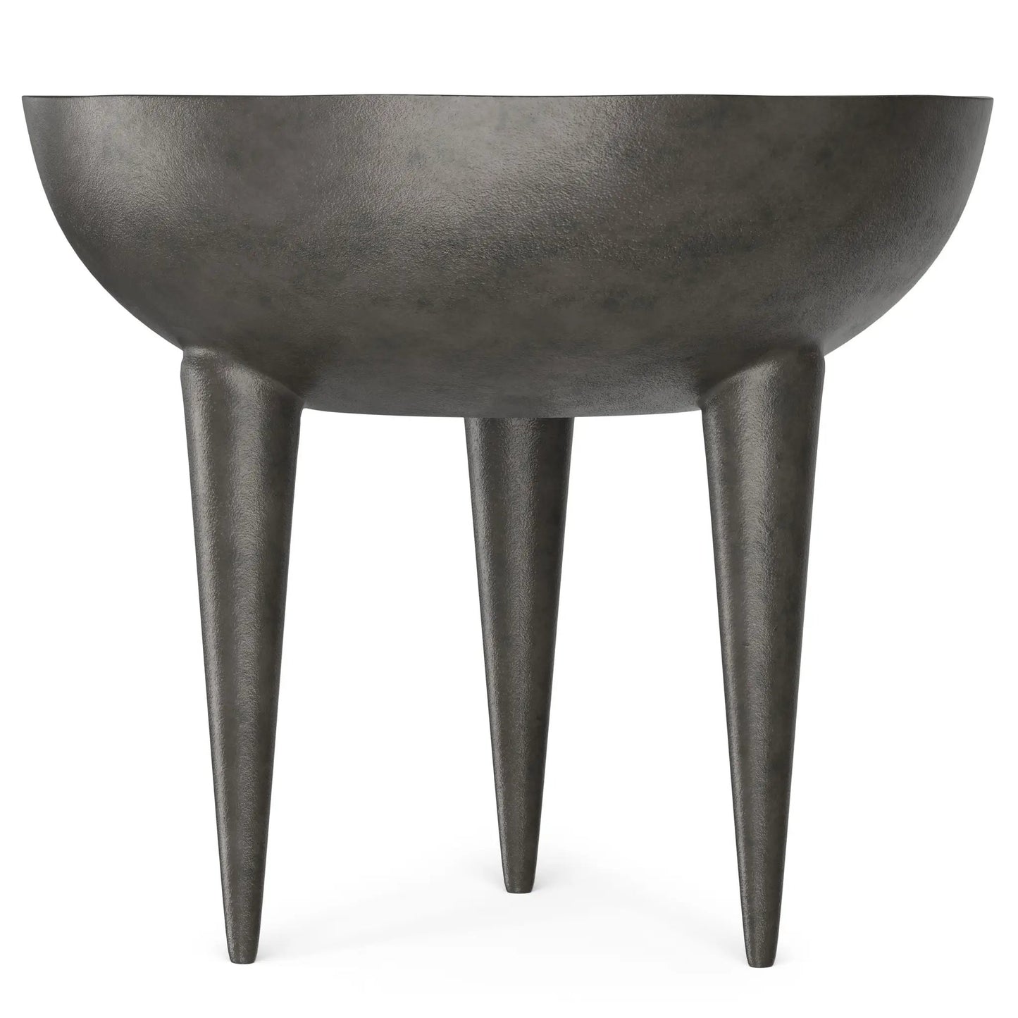 Otto Cast Aluminum Side Table Graphite Finish