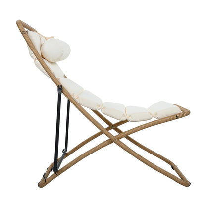 Pair of Outdoor Chairs with Adjustable Backrest