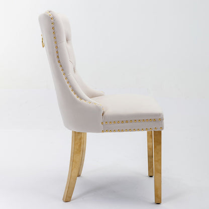 Nikki Modern Tufted Dining Chair Set of 2