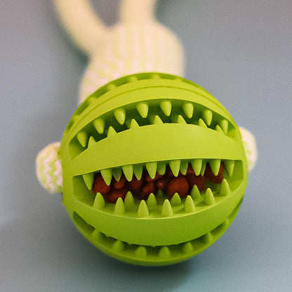 Dog Treat Ball green rubber bite-resistant toy with spikes for small dogs Sell My Stuff on Tampa Home & Garden Store