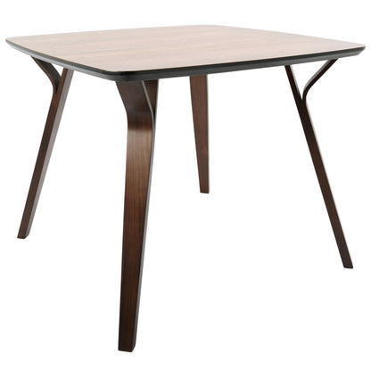 Mid Century Modern dinette table with light wood top and dark splayed legs HouseOfZazla on Tampa Home & Garden Store
