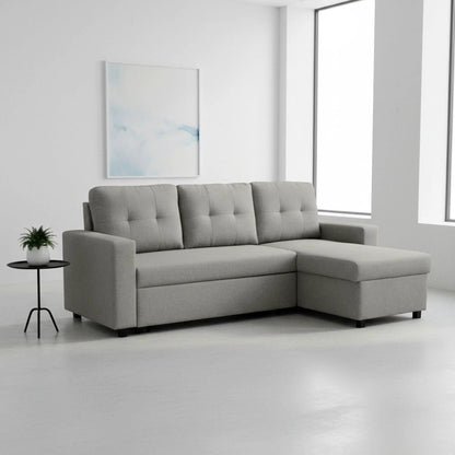 Convertible L Shaped Sectional Sleeper Sofa Bed