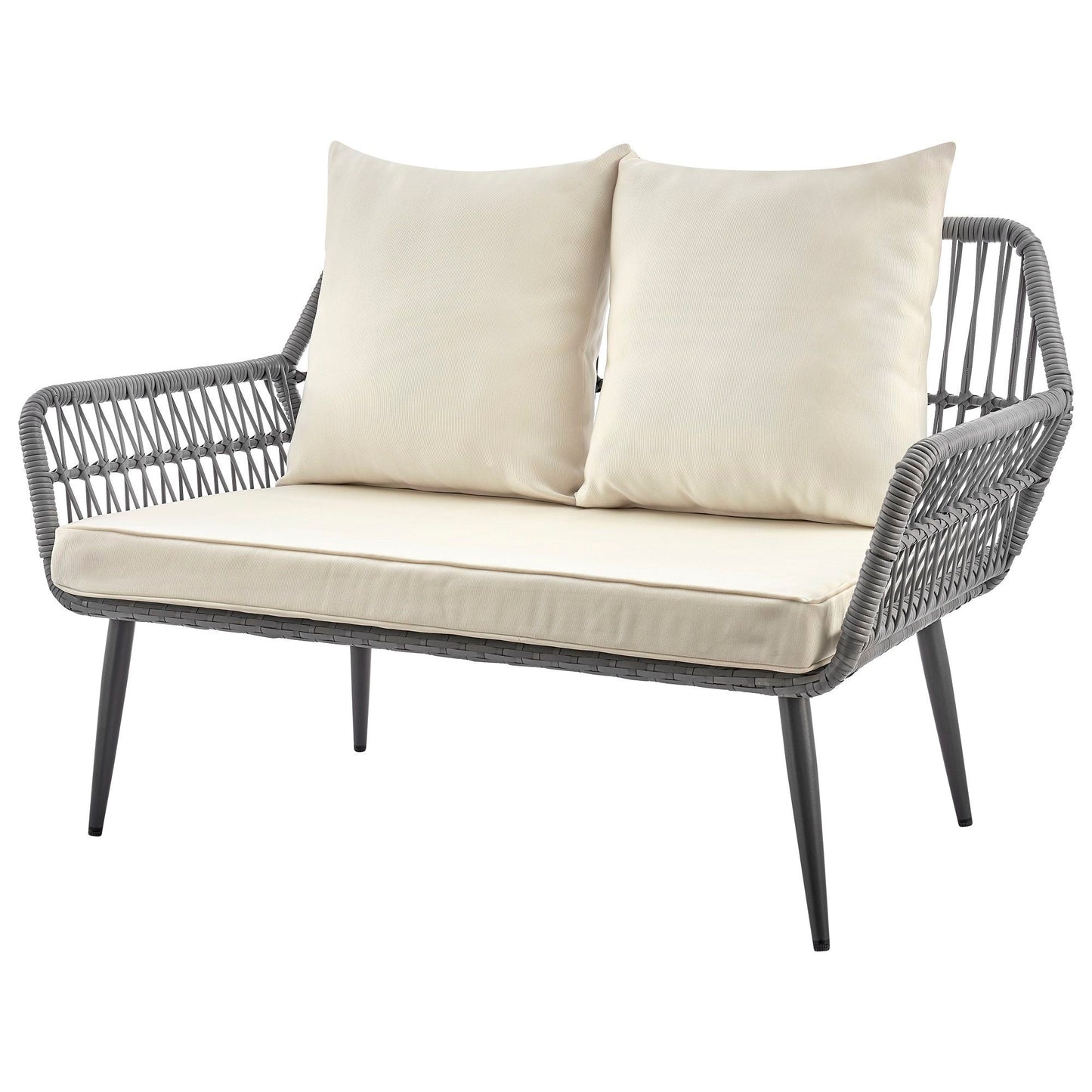 the Portofino Four Piece Outdoor Lounge Set