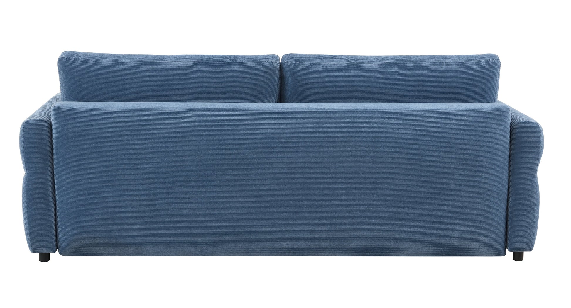 Haran Fabric Pull-Out Sleeper with Storage blue corduroy fabric sofa by HouseOfZazla on Tampa Home & Garden Store