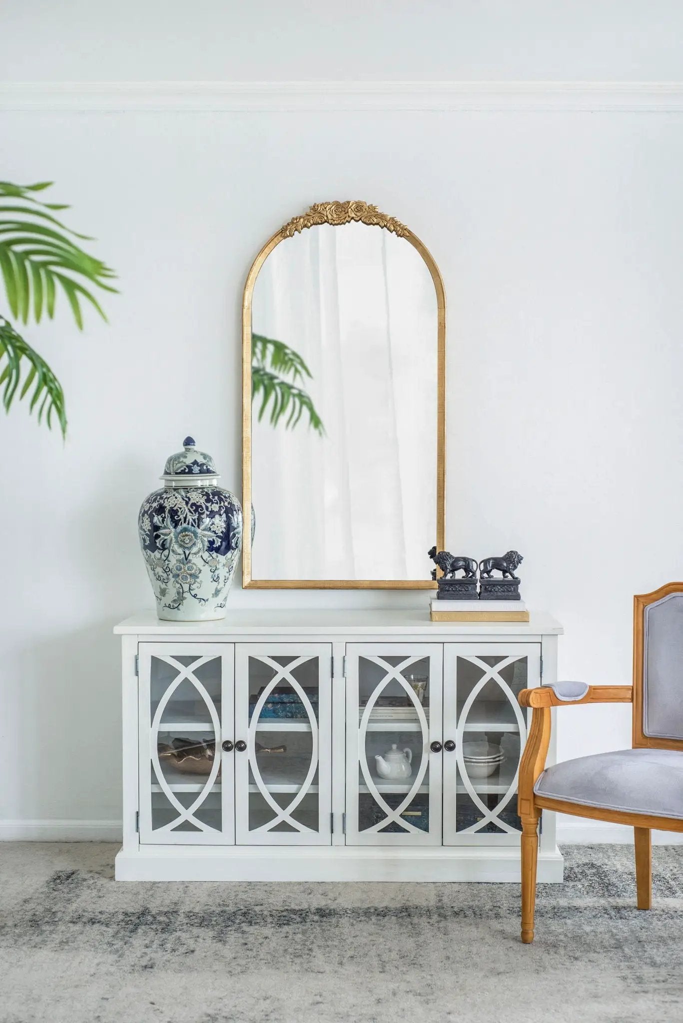Wood Floor Mirror and Full Body Makeup Mirror