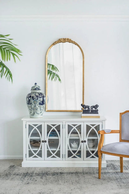 Wood Floor Mirror and Full Body Makeup Mirror