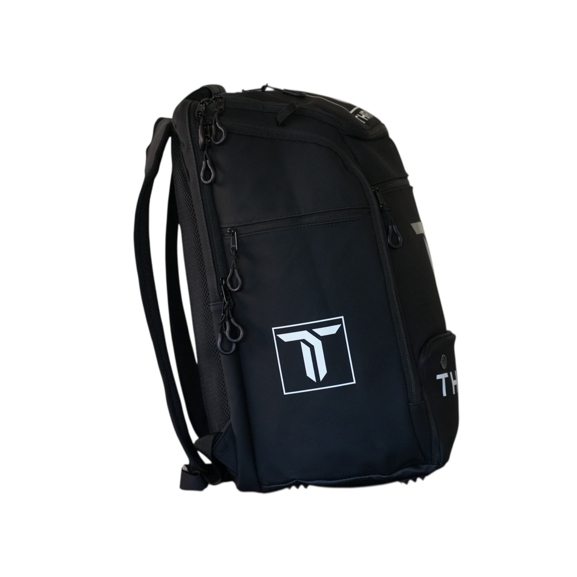 Thrive Elite Hybrid Tour Backpack black pickleball bag with zip pockets and Thrive Pickleball logo on Tampa Home & Garden Store