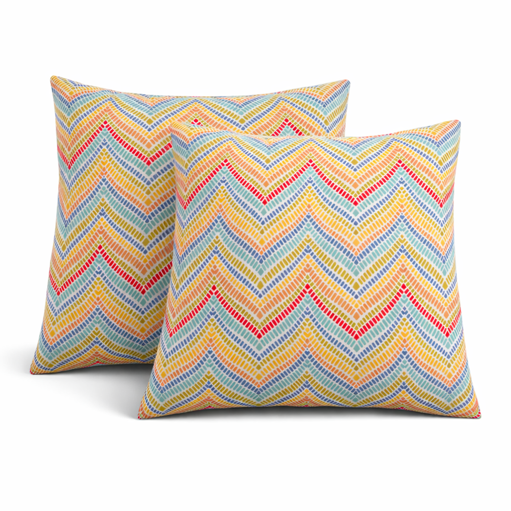 2 Pack Outdoor Throw Pillows Waterproof And Fade
