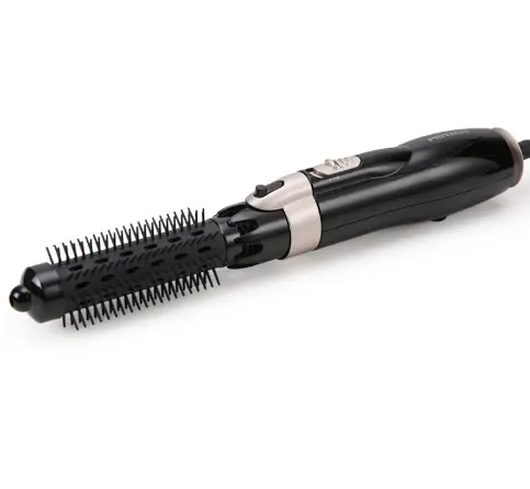 Pritech E Hair Diffuser curling iron 550W styler with vented brush barrel in black on Tampa Home & Garden Store