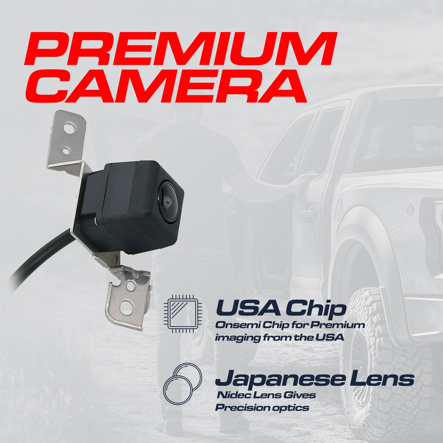 Acura RDX OEM backup camera 2010-2012 from Master Tailgaters with mounting bracket on Tampa Home & Garden Store