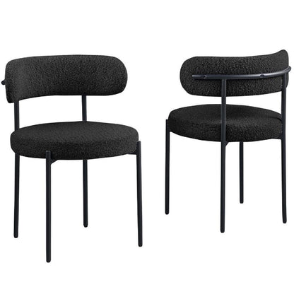 Contemporary Upholstered Kitchen Chairs for Two